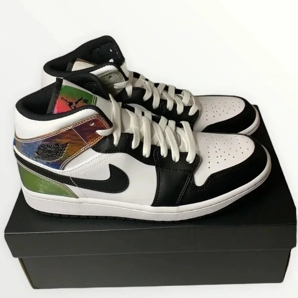 Nike Jordan 1 Mid HEAT REACTIVE Men’s Sneakers 10 New